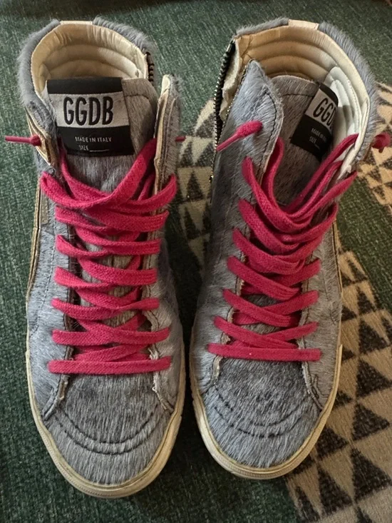 Golden Goose Pony Hair Slides - 37 - with box - Picture 2 of 8